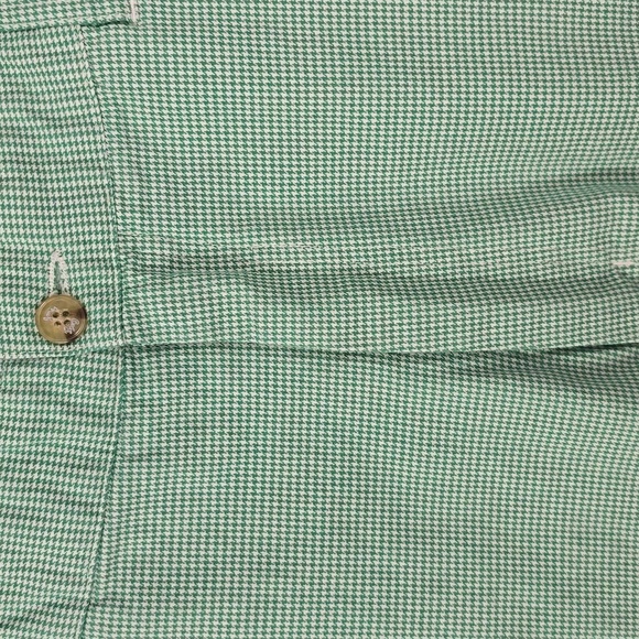 Bobby Jones Mens 38 Mint Checkered Flat Front Shorts - Picture 2 of 10
